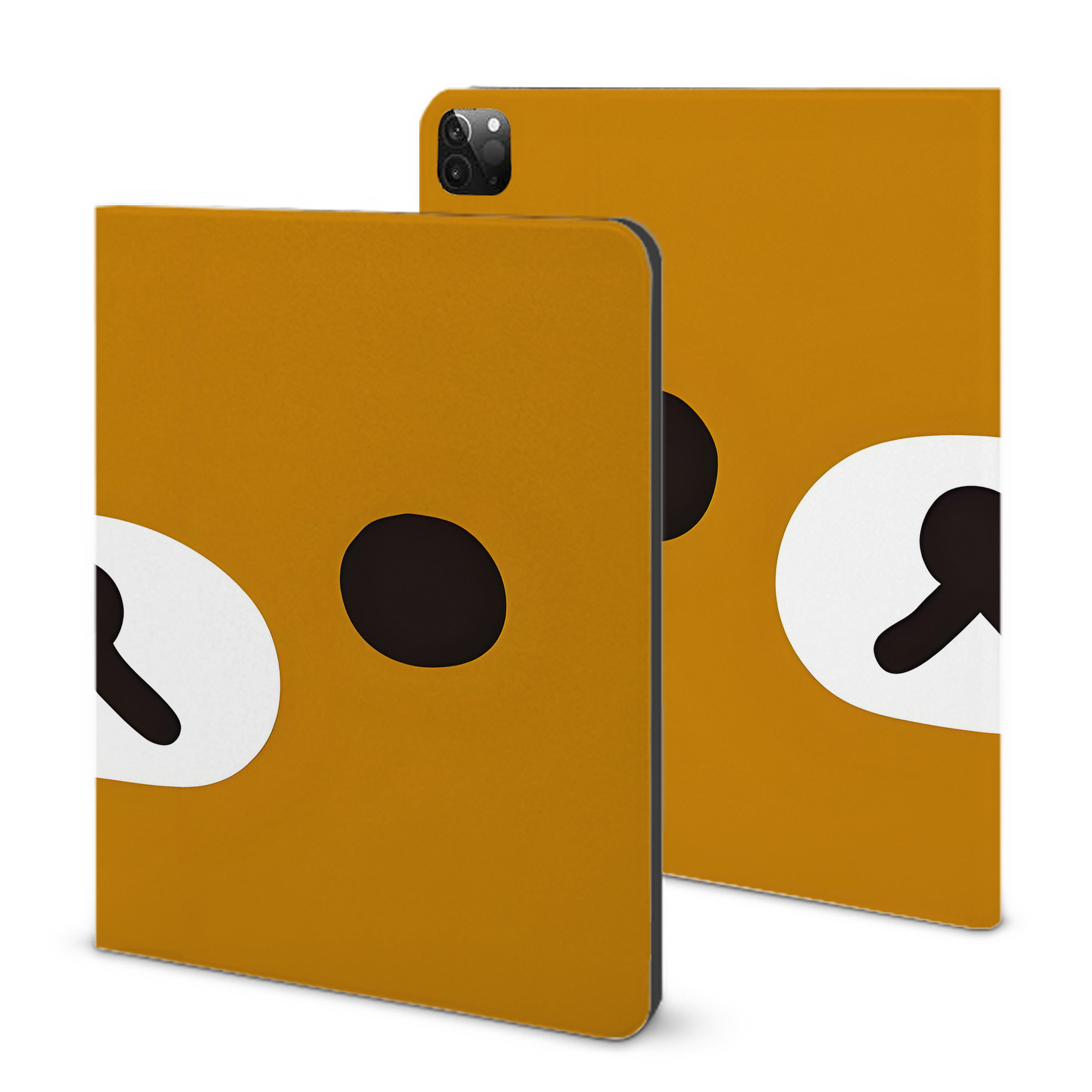 （画像用） リラックマ リラックマ キイロイトリ Rilakkuma Korilakkuma Kiiroitori IPadケース ペンホルダー付き ブックスタイルデザイン